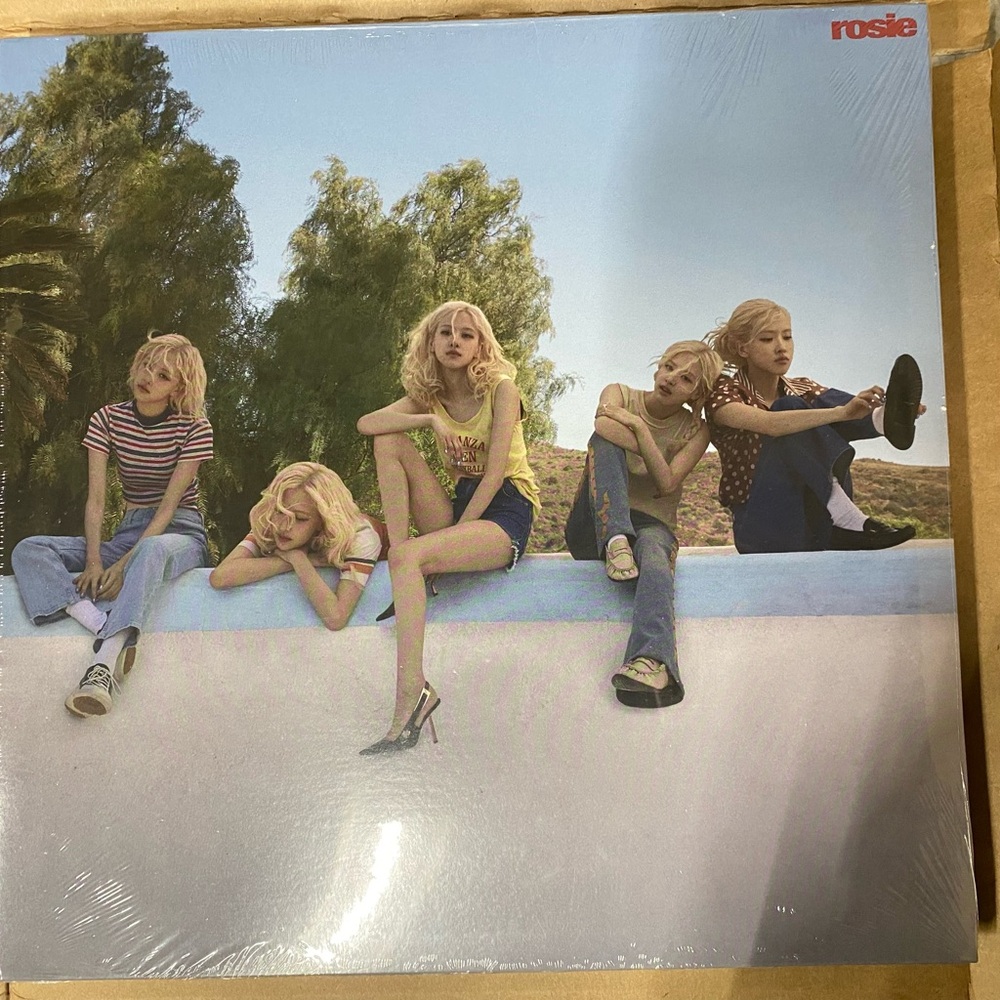 Brand New Rosie Band Cover Pink Variant Blackpink Vinyl